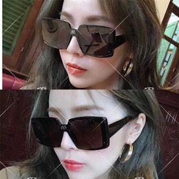 2023 New luxury designer B one-piece lens sunglasses female style INS same generous frame Sunglasses male BB0081