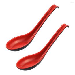 Spoons Japanese Plastic Porridge Bowl For Home Kitchen Restaurant Tableware Flatware Dinner Spoon Soup