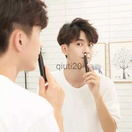 Electric Nose Ear Trimmers Youpin ShowSee C1-BK Portable Electric Nose Hair Trimmer Removable Washable Double-edged 360 Rotating Cutter Head x0731