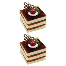 Party Decoration Fake Dessert Cake Artificial Cakes Prop Faux Decor Ornament Simulation Model