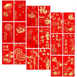 Gift Wrap China Cartoon Red Packet Luck Money Bag Chinese Envelopes Lucky Year 2023