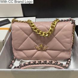 CC Totes 7A Tote Bag Handbag Designer Bags lamskin Chain Shoulder Crossbody Purse Women Pink Classic 19 flap Purse luxury Leather Envelope top quality clutch Wa