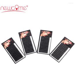 False Eyelashes COME 4 Cases Individual Eyelash Extensions Natural Korean Silk Mink Lashes Eye Makeup Tools