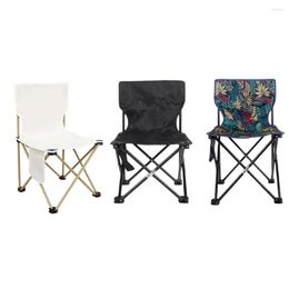 Camp Furniture Camping Chair Fishing Stool Outdoor Supplies Multipurpose Wear-resistance Picnic Chairs Folding Stools White S