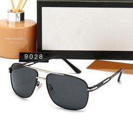 Top luxury Cat Eye Sunglasses polaroid lens designer womens Mens Adumbral Goggle senior Eyewear For Women eyeglasses frame Vintage Metal Sun Glasses With Box AJ 9028