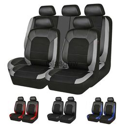 Car Seats 9pcs Automobiles Seat Covers Full Car Seat Cover Four Seasons Universal Fit Interior Accessories Protector 4 Color CarStyling x0801