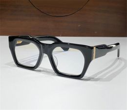 Neue Modedesign Retro optische Brille 8217 Übergroße quadratische Acetatrahmen Einfacher und großzügiger Stil mit Box können Rezeptlinsen von höchster Qualität durchführen