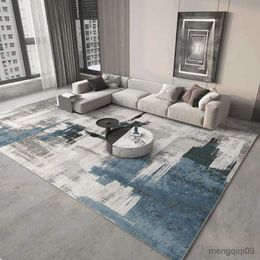 Carpets Rugs for Bedroom Aesthetic Nordic Advanced Gray Living Room Carpets Large Size Area Rugs 3x4m Study Carpet Home Decor Washable R230801