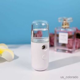 Humidifiers Nano Personal Face Sprayer Cool Mist Maker Fogger Humidifier 30ml Portable Rechargeable Small Wireless R230801