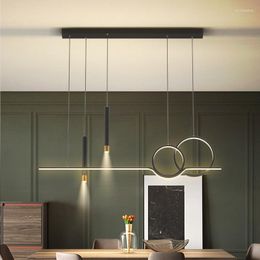 Pendant Lamps LED Modern Lights Luxury Chandelier Living Room Dining Stepless Dimming Kitchen Hanging Island Decor