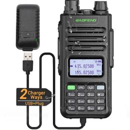 Walkie Talkie Baofeng UV 13 High Power USB Type C Charger 999CH Two Way Radio Dual Band UHF VHF Transmitter 230731