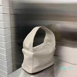 Cosmetic Bags Cases Handbag for Women Mini Portable Niche Trend Fashion Small Square Bag Soft Leather Makeup Work