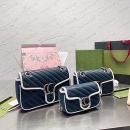 Bags 2023designers Women Shoulder Bag Marmont Handbag Messenger Totes Fashion Metallic Handbags Classic Crossbody Clutch Pretty 001 S 384
