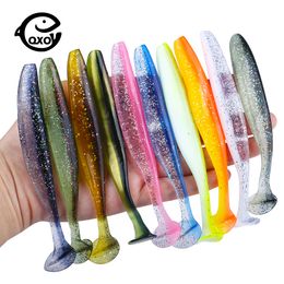 QXO 10pcsLot 7cm 10cm 13cm Soft Worm Lures Silicone Bait Sea Fish Pva Swimbait Wobblers Goods For Fishing Artificial Tackle 230801