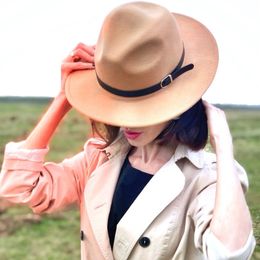 Wide Brim Hats Bucket Fedora Hat Women Winter Luxury Men For Fashion Formal Wedding Decorate Felt Jazz 230801