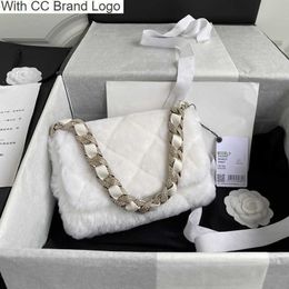 CC Totes Original Quality Luxury Designer Cross Body Bag Women Designer Wool Flap Bags With Box C191