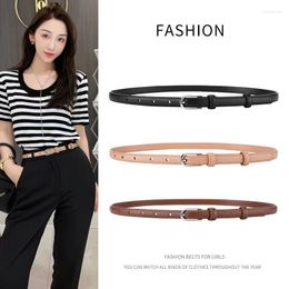 Belts Women's Belt Simple Needle Buckle Casual Korean Fashion Decorative Skirt Suit Jeans