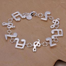 Link Bracelets Fashion Style Beautiful Arrive High Quality Silver Color Jewelry Women Cute Wedding Gifts Nice