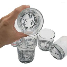 Wine Glasses Milan Opera Star Face Cup Creative Glass Whisky Classic Quality Drinking Cylindrical
