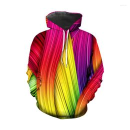 Men's Hoodies 2023 3D Printing Mens Splash Colour Paint Stains Sweatshirts Streetwear Pullover Tops