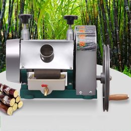 Manuell sockerrörssaftmaskin/sockerrör krossmaskin/bärbar mobil sockerrörsaftmaskin med elektricitet