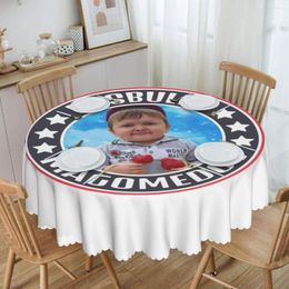 Table Cloth Round Hasbulla Magomedov Oilproof Tablecloth 60 Inch Cover For Kitchen Dinning