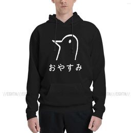 Men's Hoodies Crazy Hoodie Couple Thin Fleece Sweatshirt Men Absence Cotton Oyasumi Punpun Goodnight Hooded Sweatshirts Printed Tops