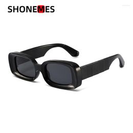 Sunglasses ShoneMes Concave Shaped Women Men Retro Wide Block Sun Glasses Outdoor UV400 Shades Candy Black Red Green For Unisex