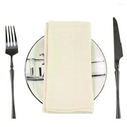 Table Napkin Set Of 4 Serving Cloth 40x40CM Cotton Fabric Family Dinner Kitchen Tea Towels Mat Easter Ramadan Wedding Decoration