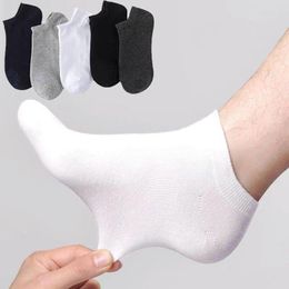 Men's Socks 10 Pairs Unisex Solid Color Cotton Ankle Casual Business Anklet Breathable Low Cut Sport Floor Sock Calcetines