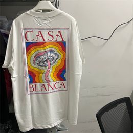 Casa Blanca Man Tshirts Casa Summer T Shirts Clothes Casablanc Shirt High Quality Short Sleeve Tops Casablancas Shirt Loose Casa Blanca Man Womens T Shirt 130