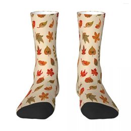 Men's Socks Sad Fallen Leaves Sock Men Women Polyester Stockings Customizable Design