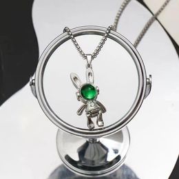 Pendant Necklaces Sweater Chain Cute Space Necklace Movable Torso Hip Hop Long Accessories Female Multiple Colors