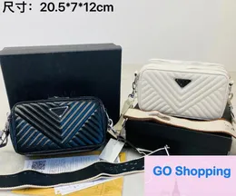 New Ladies Camera Bag quilted leather single shoulder crossbody bag small square bags wholesale