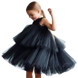 Girl's Dresses Children Luxury Party Formal Dress For Wedding Birthday Kids Christmas Ceremonies Dresses For Girls Lace Tutu Flower Girls Dress 230731