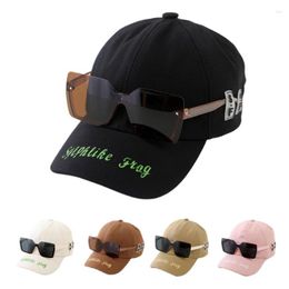 Ball Caps Doit 2023 Summer Boy Girl Cap Baseball Big Sunglasses Child Sun Hats Cute Kids Peaked Snapback Gorras Bones