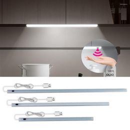 Tischlampen 12V USB LED-Streifen Schreibtischlampe Hand Sweep-Schalter Bewegungssensor 20/30 / 50cm Kinderzimmer unter Schrank Küchenleuchten