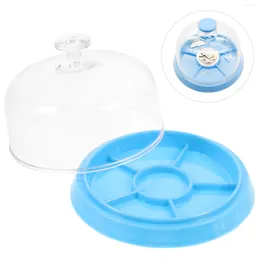 Watch Repair Kits 1 Pc Parts Storage Case With Lid Dust Cover Anti-dust Tray