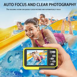 Sports Action Video Cameras HD Dual Screen Waterproof Camera Dustproof Ultra Clear for Rock Climbing Surfing 230731