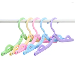Hangers 10 PCS Drying Rack Collapsible Laundry Clothes Portable Plastic Fold Foldable