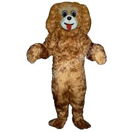 Mascot Costume Cartoon COCKER SPANIEL Mascot Costumes Halloween Christmas Event Role-playing Costumes Role Play Dress Fur Set Costume