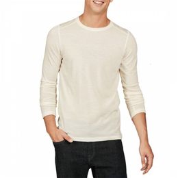 Men's TShirts Merino Wool long sleeve T Shirt white Base Laye 200gsm Wicking Breathable AntiOdor 230731