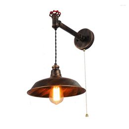 Wall Lamp Retro Loft Wrought Iron Water Pipe Design Creative Restaurant Cafe Bar Aisle Craft