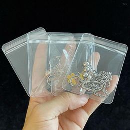 Storage Bags Transparent Necklace Portable Bag Jewellery Organiser Rings Boxes Earring Display Holder