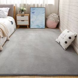 Carpet Nordic for Living Room Low Pile Rug Children Bed Fluffy Floor Carpets Window Bedside Home Decor Coral Fleece 230801