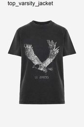 2023 New Cotton Round Neck Tee Shirt Letter Drawing fashion brand Printed Black Short Sleeve Women mens Designer T-shirt