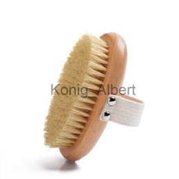 Other Bath Toilet Supplies Wet Dry Brushing Body Brush Natural Bristles Exfoliating Scrub Brushes for Cellulite and Lymphatic Improve Your Circulat x0731 x0809