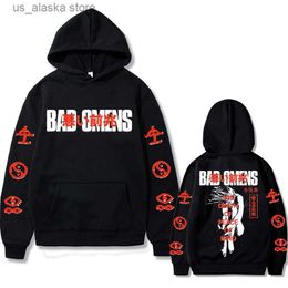 Men's Hoodies Sweatshirts Bad Omens Band Tour 2023 American Music Double Sided Print Hoodies A Tour of The Concrete Jungle Tour Hoodies Men Women Clothes T230731