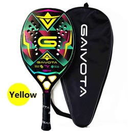 Tennis Rackets GAIVOTA Beach racket 12K carbon treatment roughprotective cover 230731