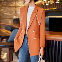 Women's Suits Insozkdg Spring Styles Elegant Blazers Jackets Coat Formal Women Business Work Wear Female Outwear Tops Blaser Clothes